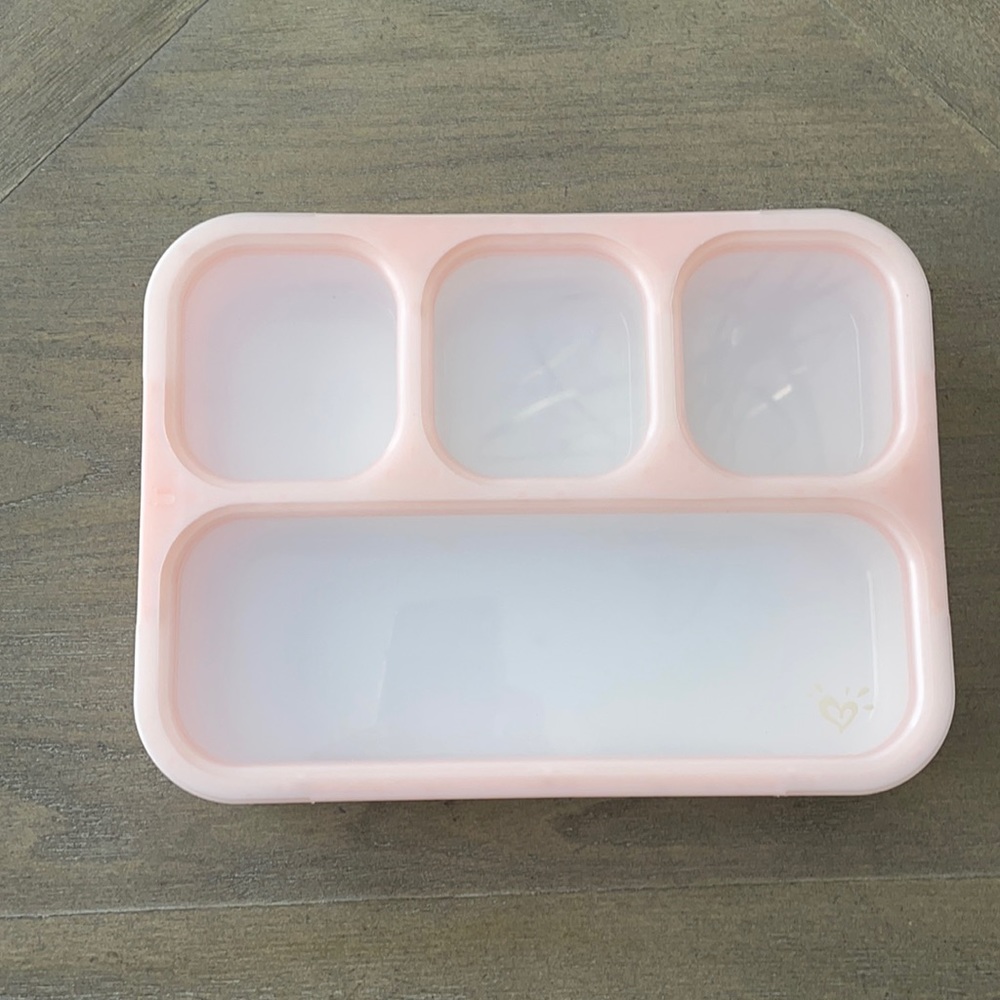 Blush pink bento lunchbox lunch storage container